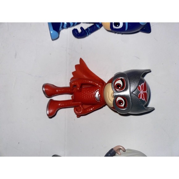 PJ Masks Catboy Owlette Gekko Figure Toy Lot Vehicles Night Ninja Owlet - Picture 6 of 16